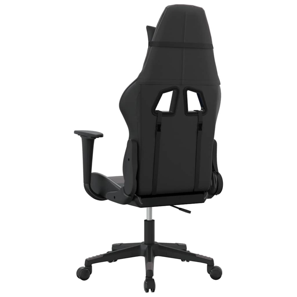 vidaXL Καρέκλα Gaming Μαύρο/Γκρι από Συνθετικό Δέρμα