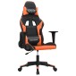 vidaXL Καρέκλα Gaming Μαύρο/Πορτοκαλί Συνθετικό Δέρμα