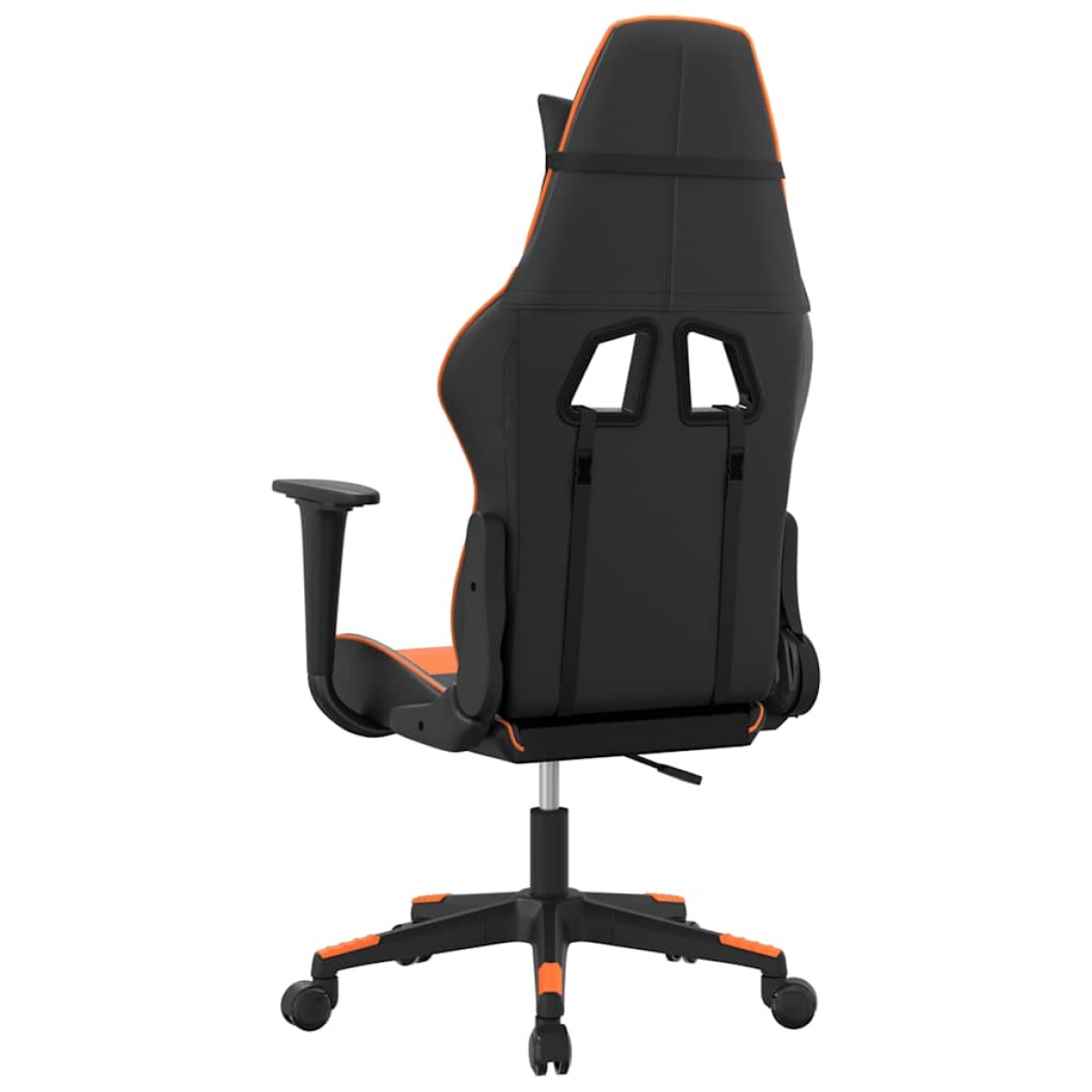 vidaXL Καρέκλα Gaming Μαύρο/Πορτοκαλί Συνθετικό Δέρμα