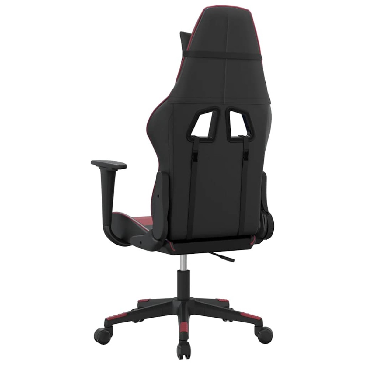 vidaXL Καρέκλα Gaming Μαύρο/Μπορντό από Συνθετικό Δέρμα