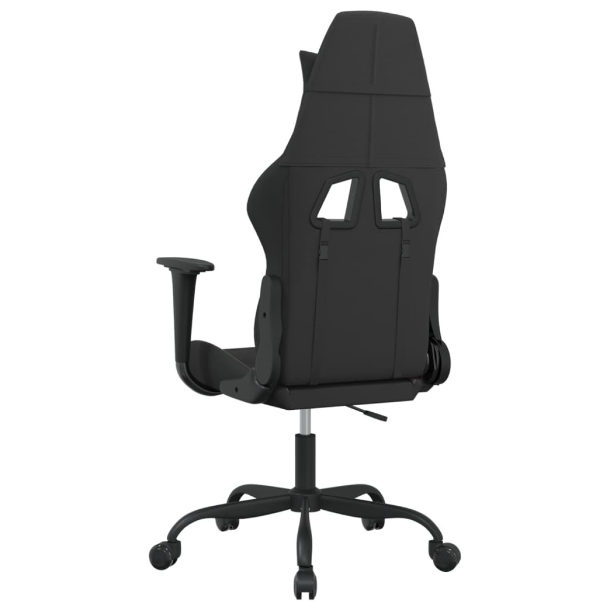 vidaXL Καρέκλα Gaming Μαύρη και Taupe Υφασμάτινη