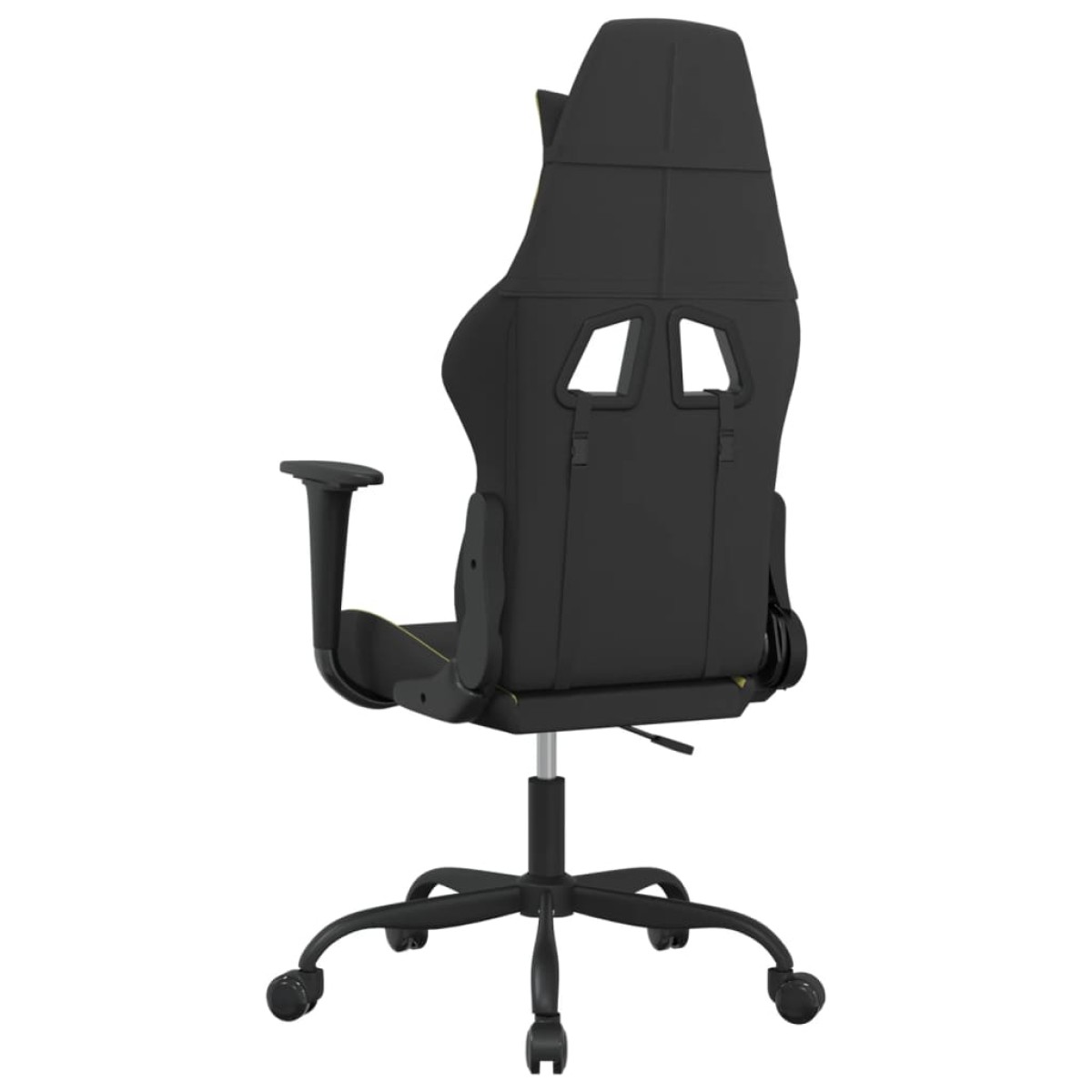 vidaXL Καρέκλα Gaming Μαύρο και Αν. Πράσινο Υφασμάτινη