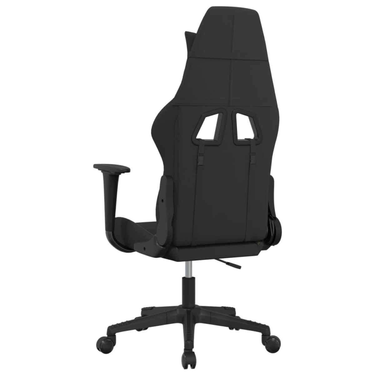 vidaXL Καρέκλα Gaming Μαύρη και Taupe Υφασμάτινη