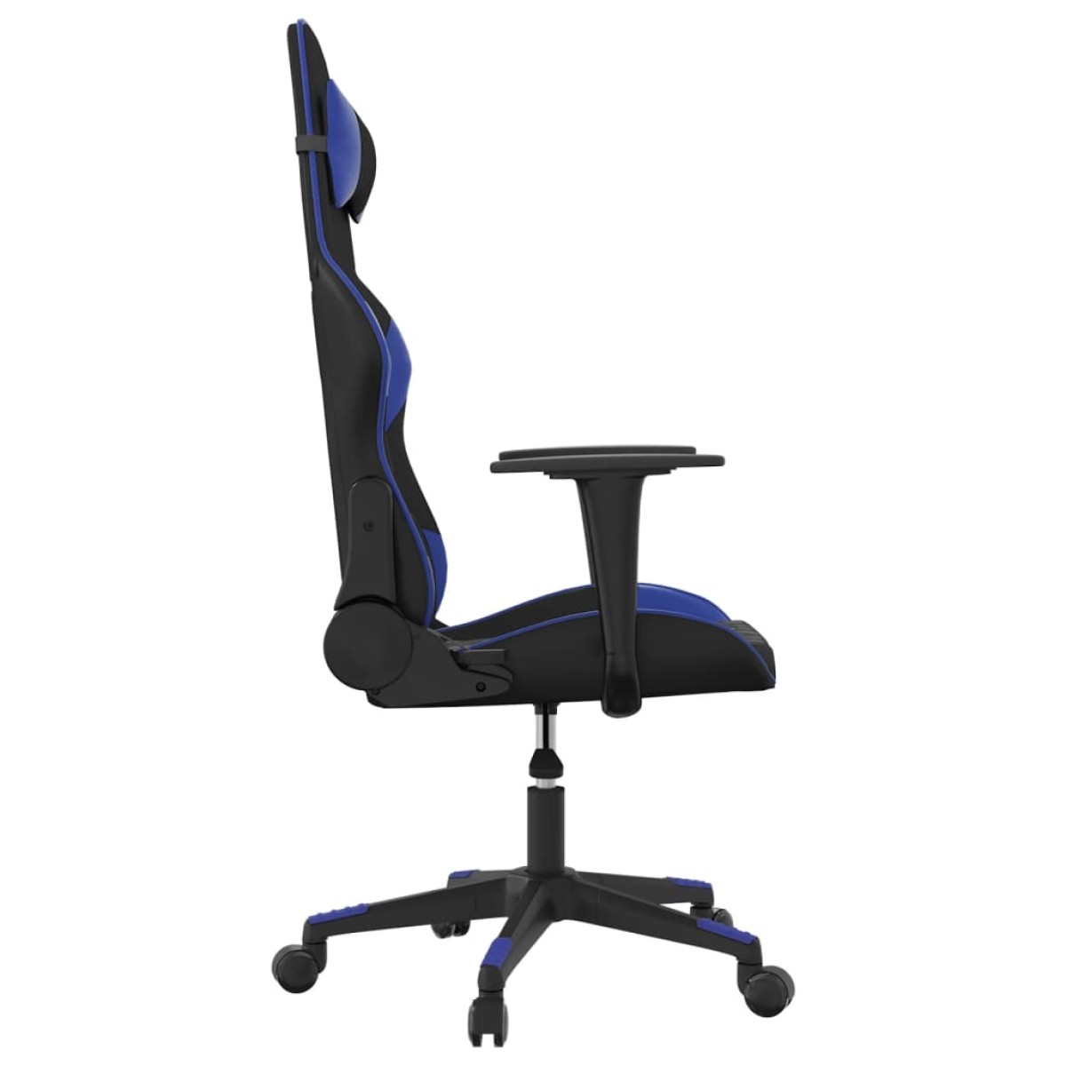 vidaXL Καρέκλα Gaming Μαύρο/Μπλε από Συνθετικό Δέρμα