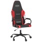 vidaXL Καρέκλα Gaming Μασάζ Μαύρο/Κόκκινο από Συνθετικό Δέρμα