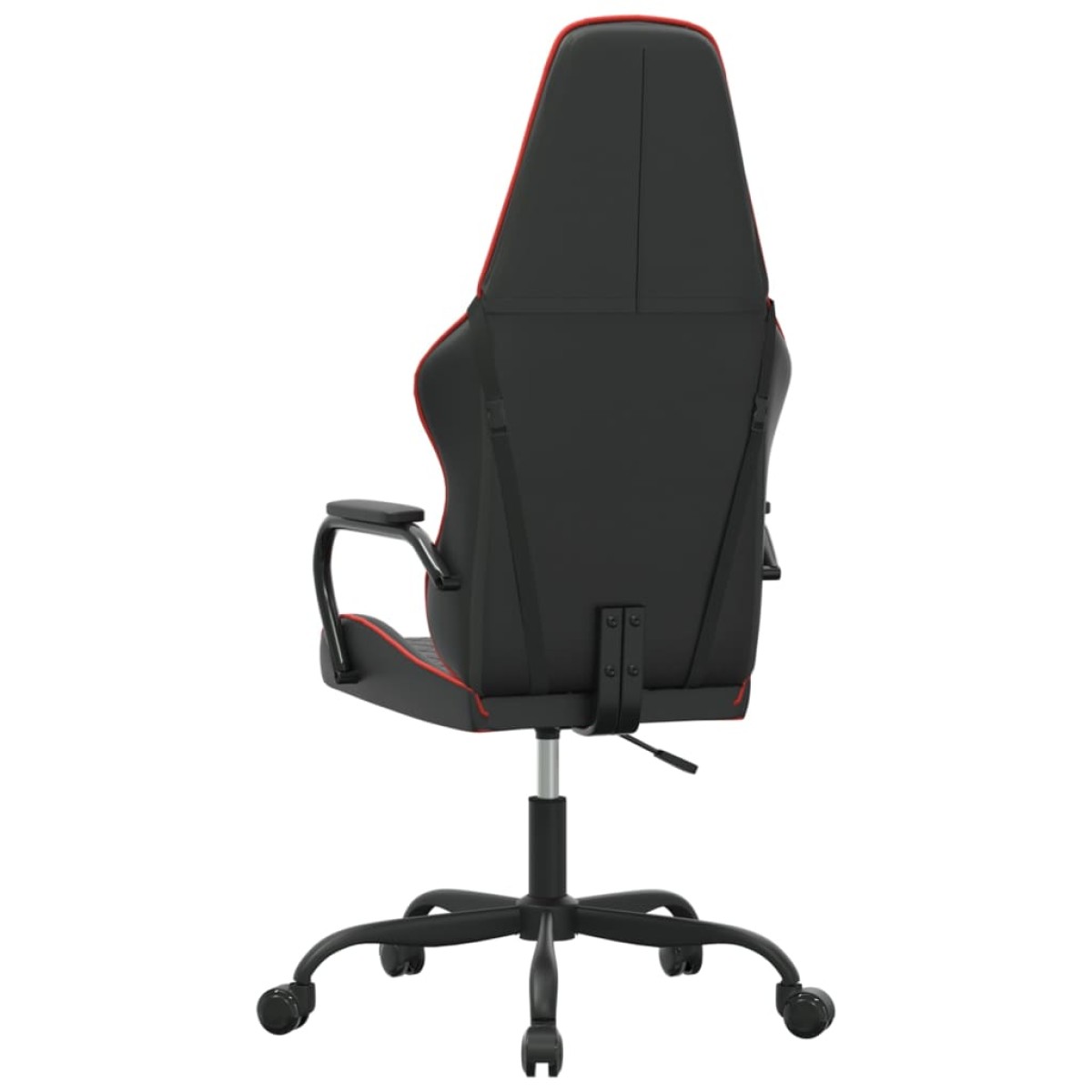 vidaXL Καρέκλα Gaming Μασάζ Μαύρο/Κόκκινο από Συνθετικό Δέρμα