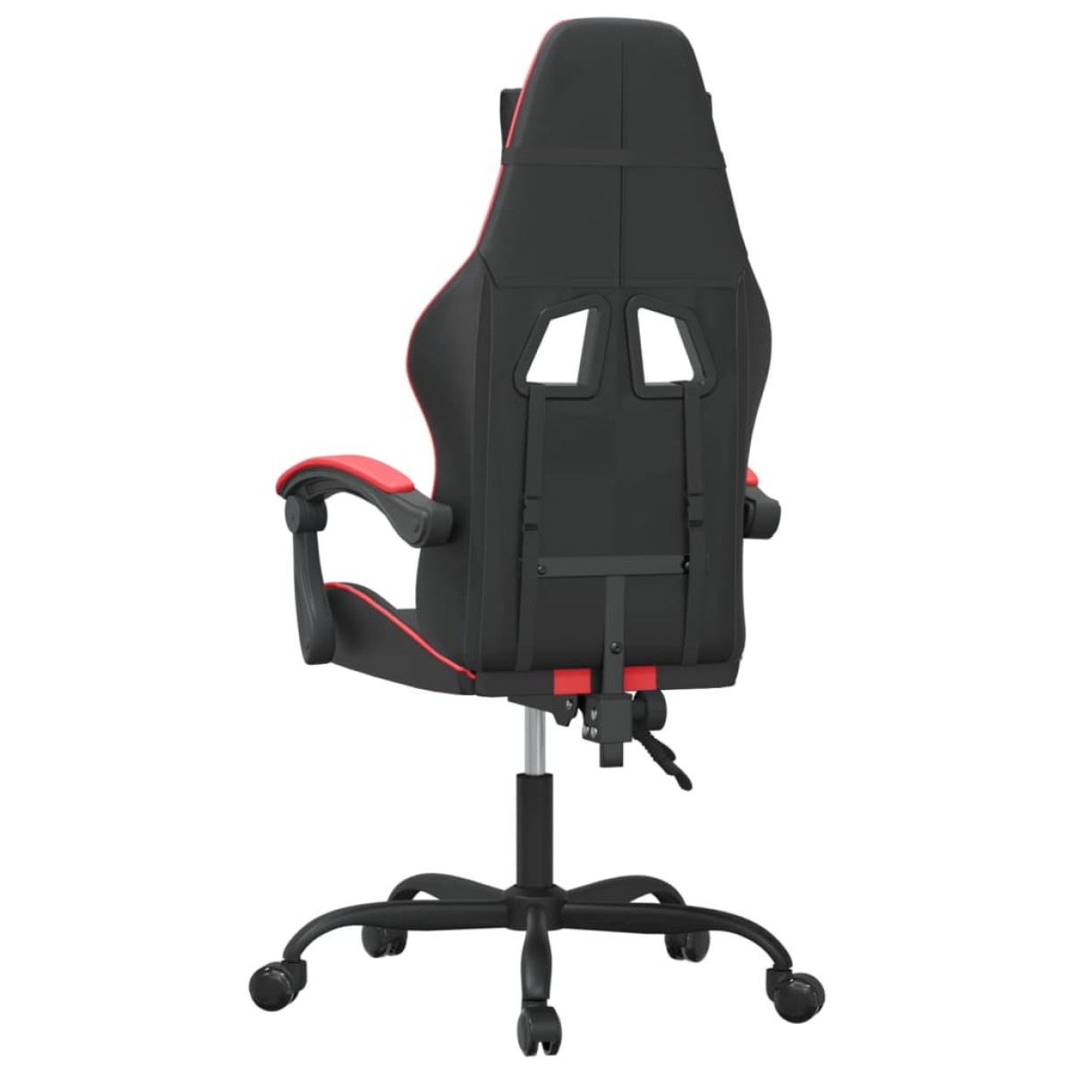 vidaXL Καρέκλα Gaming Μασάζ Μαύρο/Κόκκινο από Συνθετικό Δέρμα
