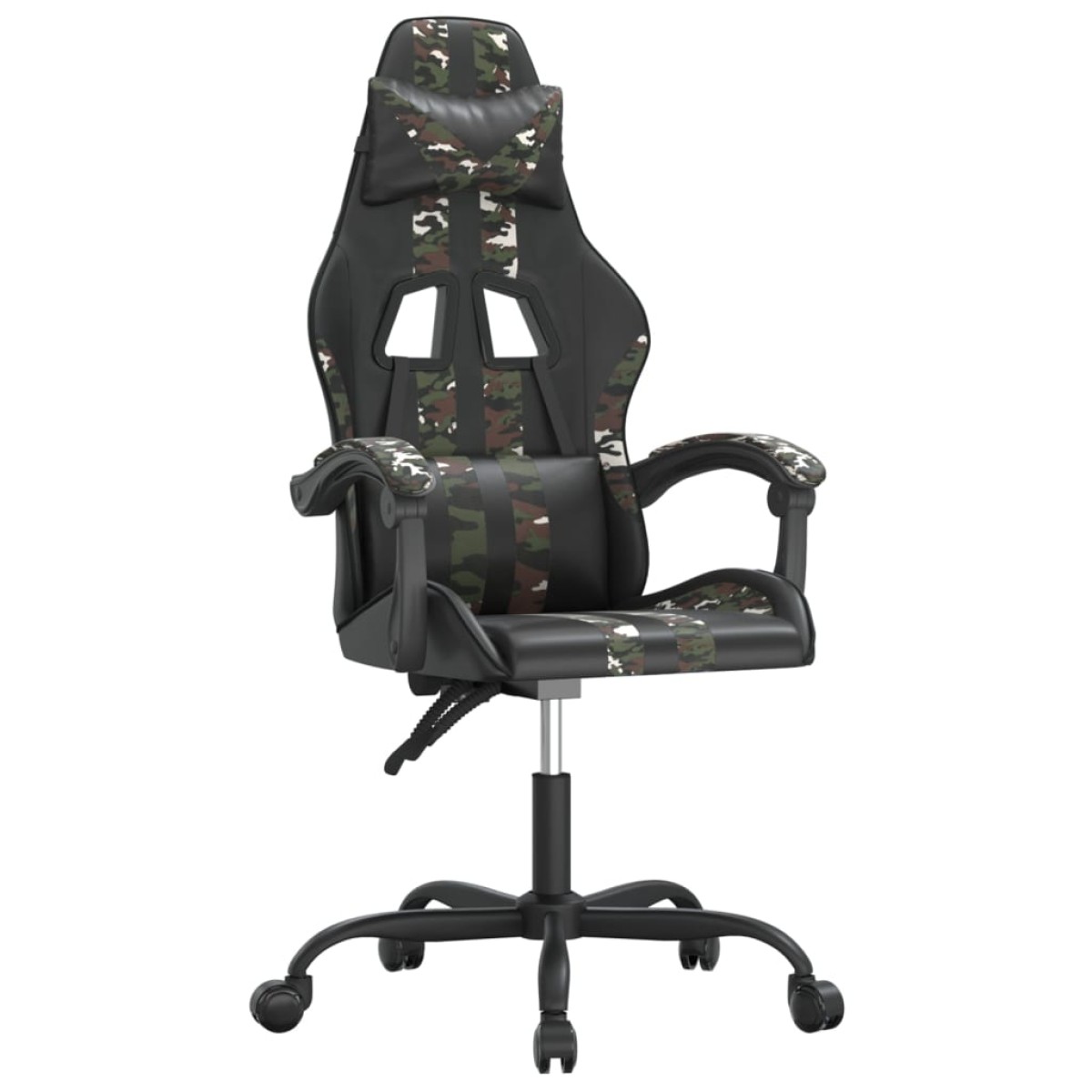 vidaXL Καρέκλα Gaming Μαύρο/Παραλλαγή από Συνθετικό Δέρμα