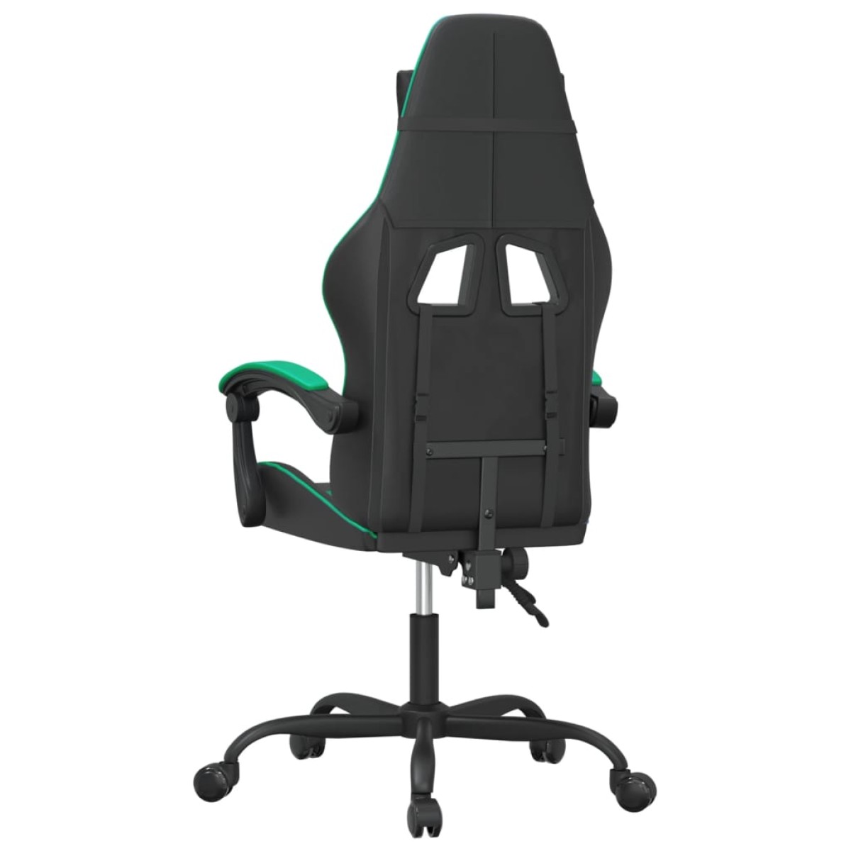 vidaXL Καρέκλα Gaming Μαύρο/πράσινο από Συνθετικό Δέρμα