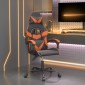 vidaXL Καρέκλα Gaming Μαύρο/Πορτοκαλί Συνθετικό Δέρμα