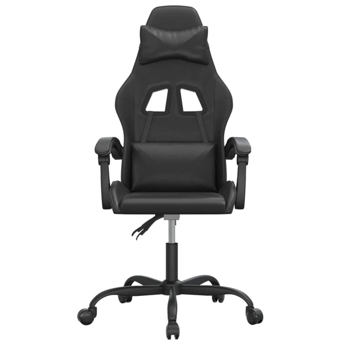 vidaXL Καρέκλα Gaming Μαύρη από Συνθετικό Δέρμα
