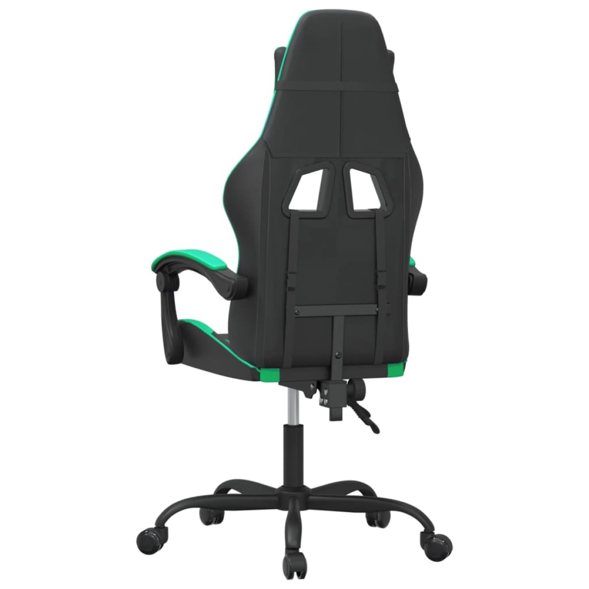 vidaXL Καρέκλα Gaming Μαύρο/πράσινο από Συνθετικό Δέρμα
