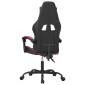 vidaXL Καρέκλα Gaming Μαύρο/Μπορντό από Συνθετικό Δέρμα