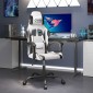 vidaXL Καρέκλα Gaming Λευκό/Μαύρο από Συνθετικό Δέρμα