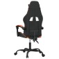 vidaXL Καρέκλα Gaming Μαύρο/Πορτοκαλί Συνθετικό Δέρμα