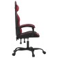 vidaXL Καρέκλα Gaming Μαύρο/Μπορντό από Συνθετικό Δέρμα