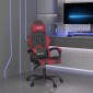 vidaXL Καρέκλα Gaming Μαύρο/Μπορντό από Συνθετικό Δέρμα