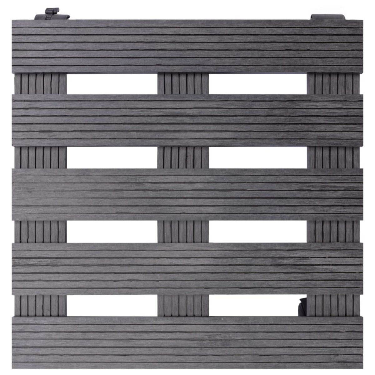 vidaXL Βάσεις για Γλάστρες με Ρόδες 4 τεμ. Γκρι 30x30x7,5 εκ. από WPC