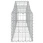 vidaXL Συρματοκιβώτια Τοξωτά 5 τεμ. 200x30x40/60 εκ. Γαλβαν. Ατσάλι