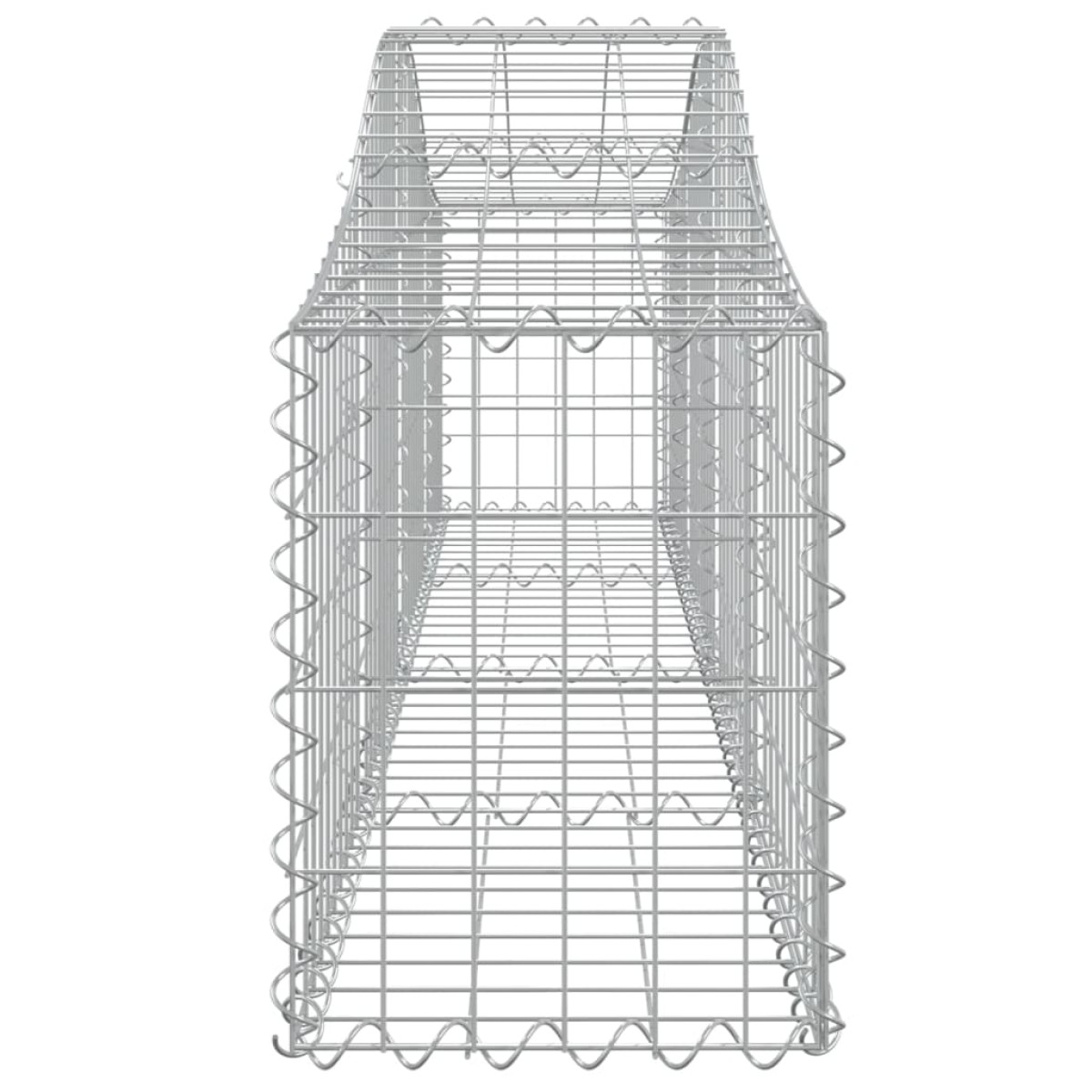vidaXL Συρματοκιβώτια Τοξωτά 7 τεμ. 200x30x40/60 εκ. Γαλβαν. Ατσάλι