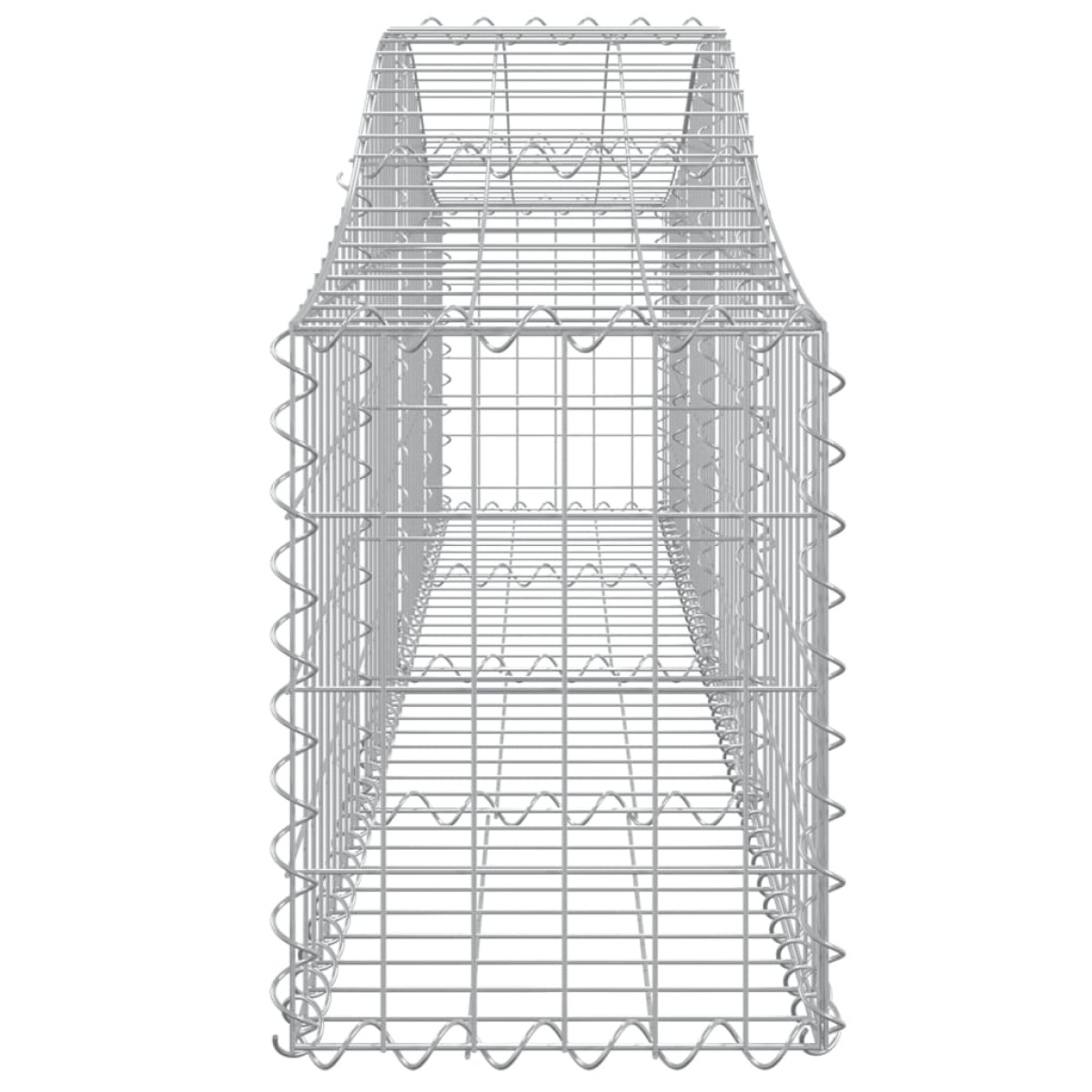vidaXL Συρματοκιβώτια Τοξωτά 11 τεμ. 200x30x40/60 εκ. Γαλβαν. Ατσάλι