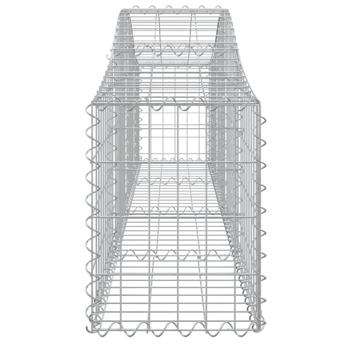 vidaXL Συρματοκιβώτια Τοξωτά 14 τεμ. 200x30x40/60 εκ. Γαλβαν. Ατσάλι