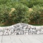 vidaXL Συρματοκιβώτια Τοξωτά 14 τεμ. 200x30x40/60 εκ. Γαλβαν. Ατσάλι
