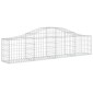 vidaXL Συρματοκιβώτια Τοξωτά 20 τεμ. 200x30x40/60 εκ. Γαλβαν. Ατσάλι