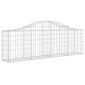 vidaXL Συρματοκιβώτια Τοξωτά 10 τεμ. 200x30x60/80 εκ. Γαλβαν. Ατσάλι