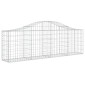 vidaXL Συρματοκιβώτια Τοξωτά 13 τεμ. 200x30x60/80 εκ. Γαλβαν. Ατσάλι