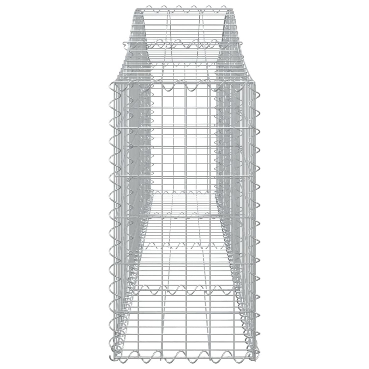 vidaXL Συρματοκιβώτια Τοξωτά 20 τεμ. 200x30x60/80 εκ. Γαλβαν. Ατσάλι
