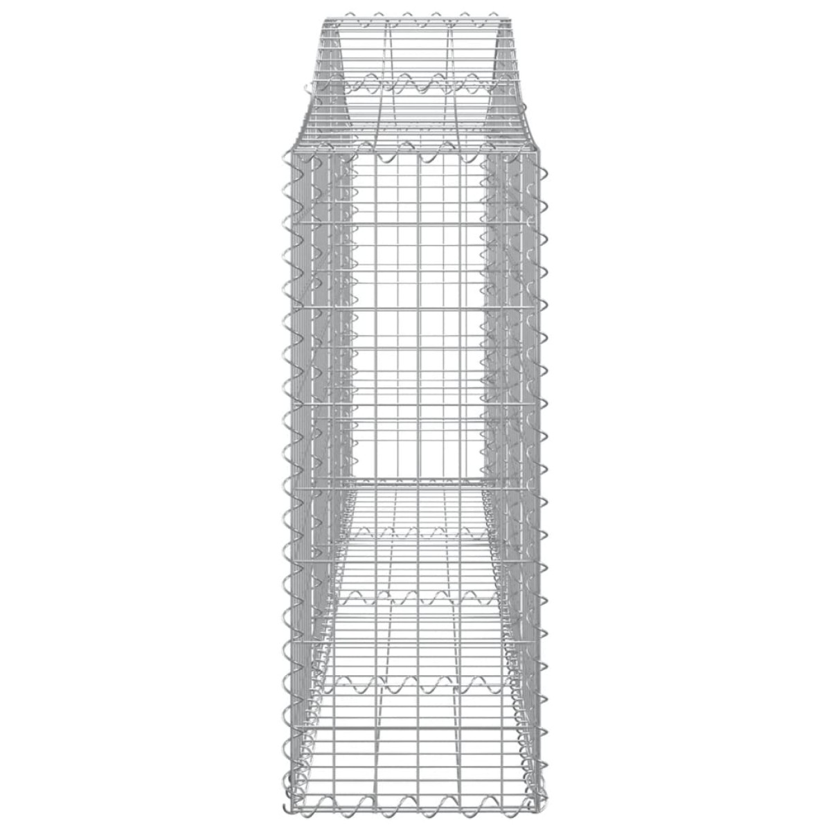 vidaXL Συρματοκιβώτια Τοξωτά 20 τεμ. 200x30x80/100 εκ. Γαλβαν. Ατσάλι