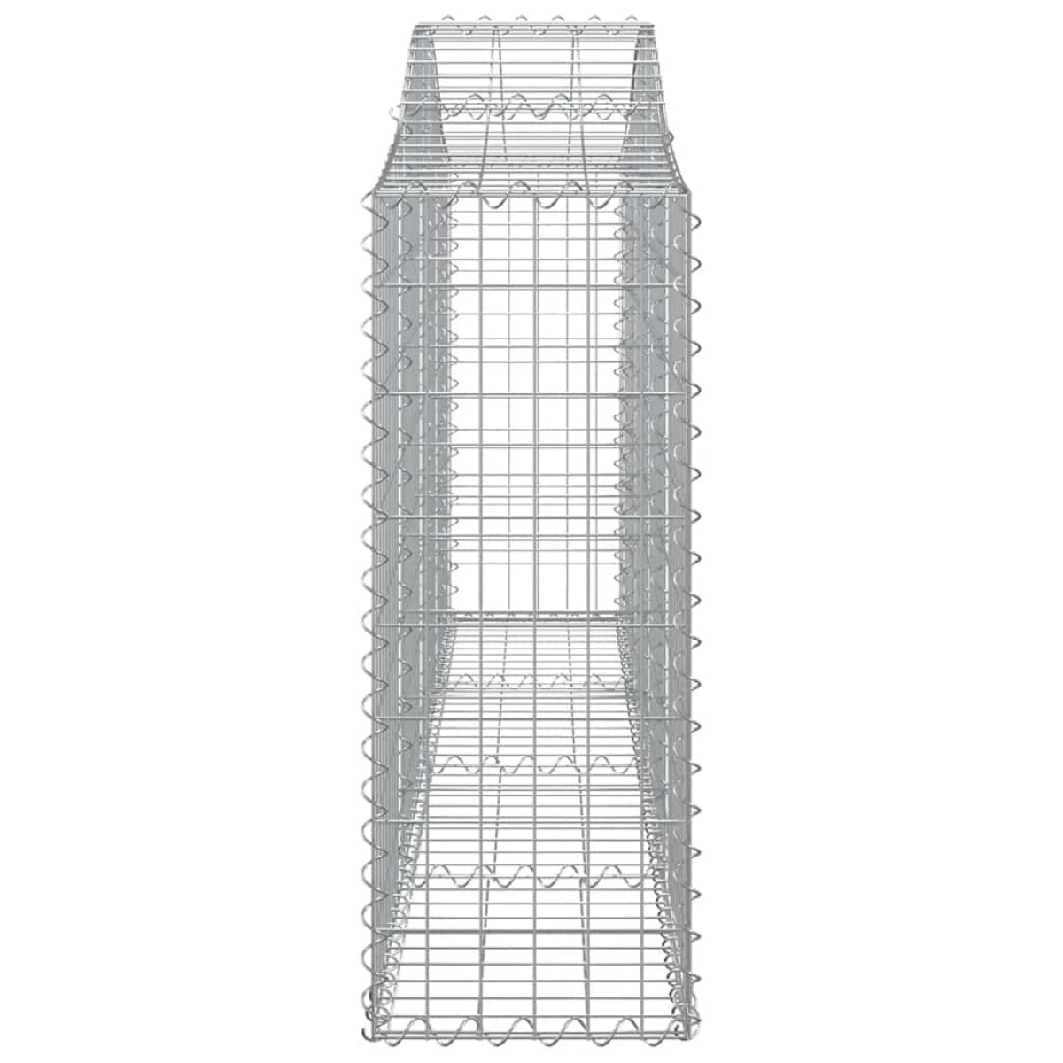 vidaXL Συρματοκιβώτια Τοξωτά 30 τεμ. 200x30x80/100 εκ. Γαλβαν. Ατσάλι