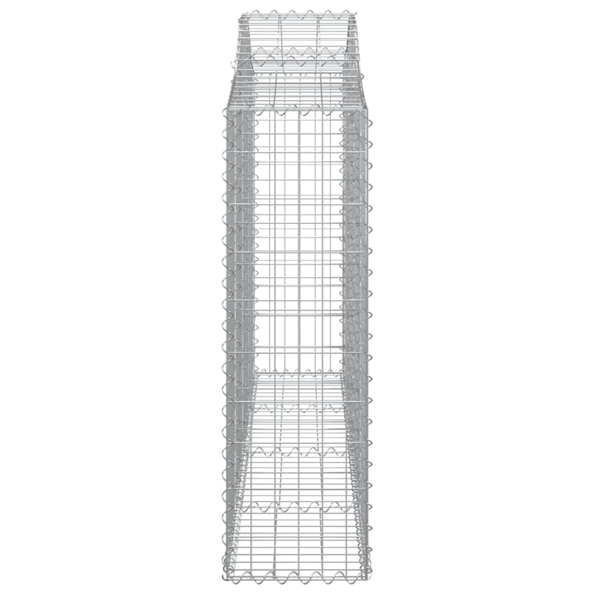 vidaXL Συρματοκιβώτια Τοξωτά 4 τεμ. 200x30x100/120 εκ. Γαλβαν. Ατσάλι