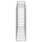 vidaXL Συρματοκιβώτια Τοξωτά 4 τεμ. 200x30x100/120 εκ. Γαλβαν. Ατσάλι