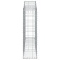 vidaXL Συρματοκιβώτια Τοξωτά 6 τεμ. 200x30x100/120 εκ. Γαλβαν. Ατσάλι