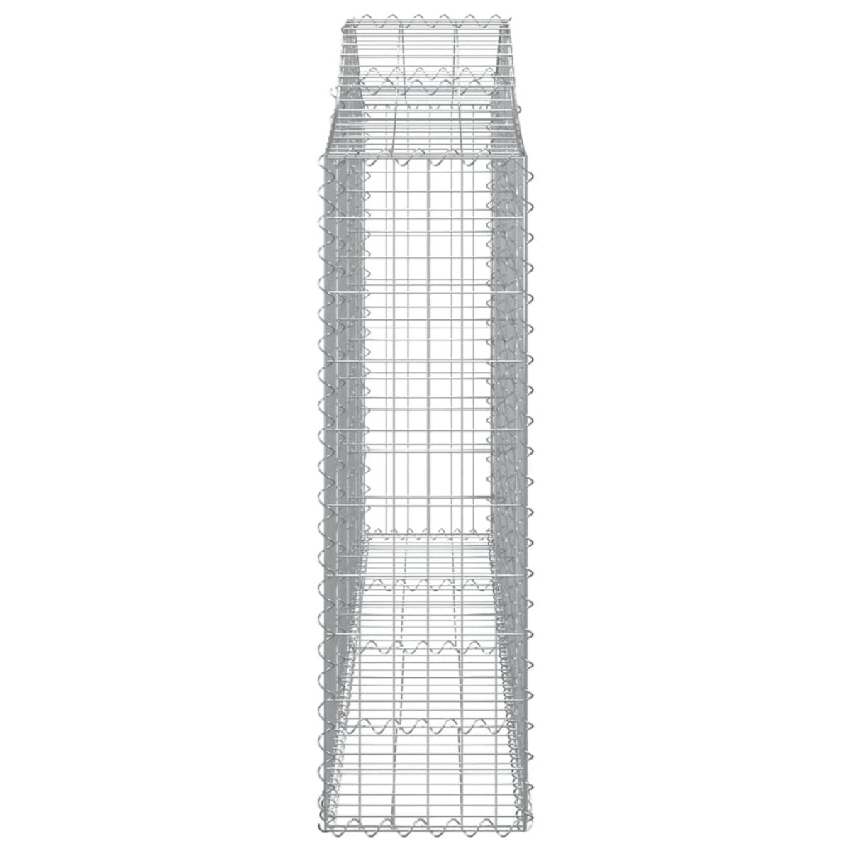 vidaXL Συρματοκιβώτια Τοξωτά 7 τεμ. 200x30x100/120 εκ. Γαλβαν. Ατσάλι