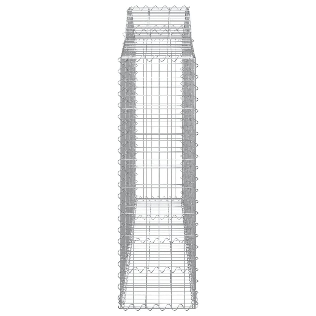 vidaXL Συρματοκιβώτια Τοξωτά 8 τεμ. 200x30x100/120 εκ. Γαλβαν. Ατσάλι