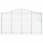 vidaXL Συρματοκιβώτια Τοξωτά 11 τεμ. 200x30x100/120 εκ. Γαλβαν. Ατσάλι