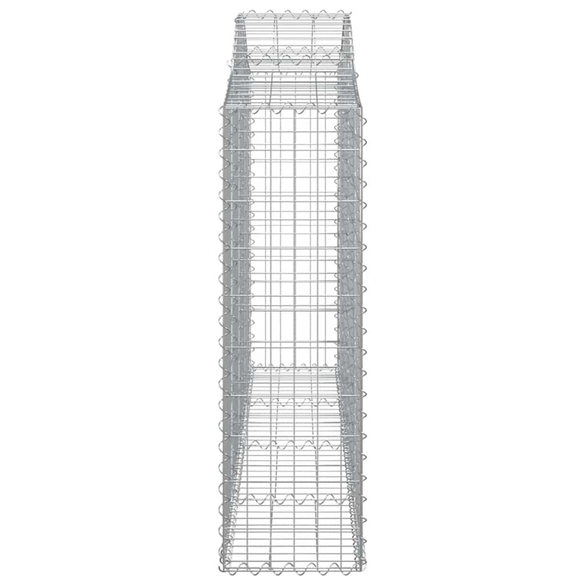 vidaXL Συρματοκιβώτια Τοξωτά 12 τεμ. 200x30x100/120 εκ. Γαλβαν. Ατσάλι
