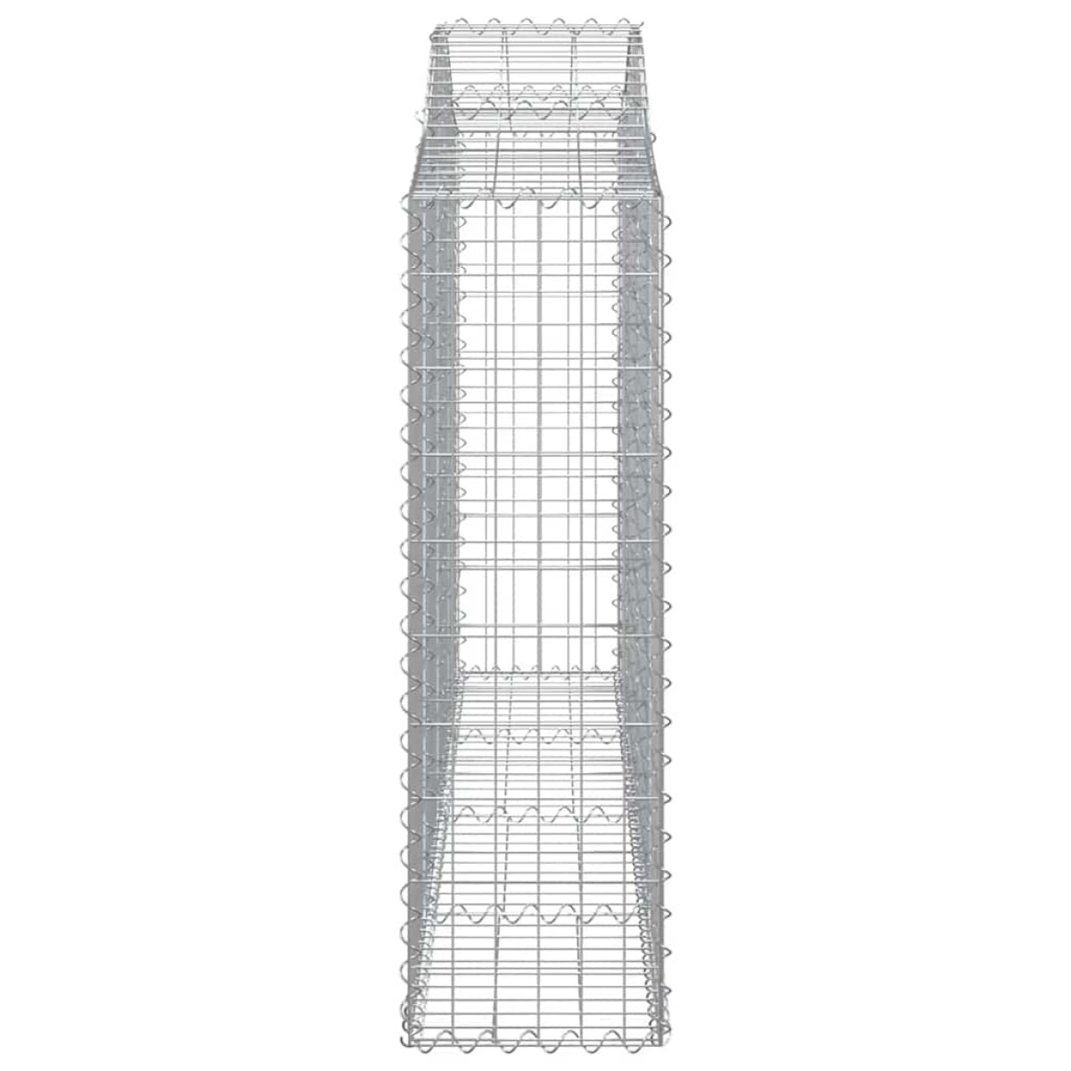vidaXL Συρματοκιβώτια Τοξωτά 18 τεμ. 200x30x100/120 εκ. Γαλβαν. Ατσάλι