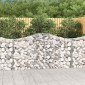 vidaXL Συρματοκιβώτια Τοξωτά 18 τεμ. 200x30x100/120 εκ. Γαλβαν. Ατσάλι