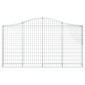 vidaXL Συρματοκιβώτια Τοξωτά 20 τεμ. 200x30x100/120 εκ. Γαλβαν. Ατσάλι