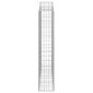 vidaXL Συρματοκιβώτια Τοξωτά 2 τεμ. 200x30x160/180 εκ. Γαλβαν. Ατσάλι