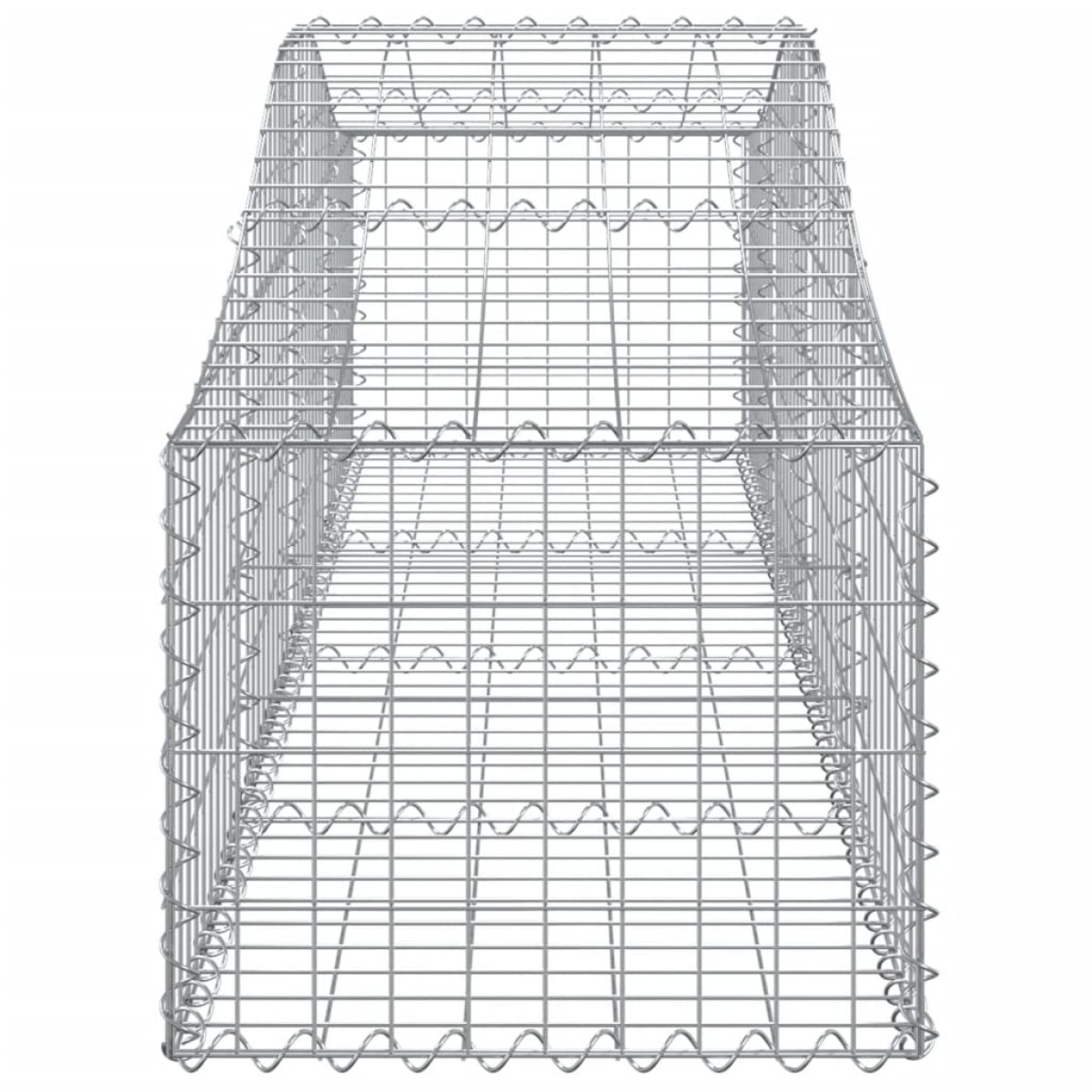 vidaXL Συρματοκιβώτια Τοξωτά 5 τεμ. 200x50x40/60 εκ. Γαλβαν. Ατσάλι