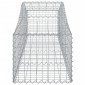 vidaXL Συρματοκιβώτια Τοξωτά 5 τεμ. 200x50x40/60 εκ. Γαλβαν. Ατσάλι