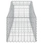 vidaXL Συρματοκιβώτια Τοξωτά 8 τεμ. 200x50x40/60 εκ. Γαλβαν. Ατσάλι