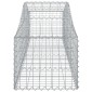 vidaXL Συρματοκιβώτια Τοξωτά 18 τεμ. 200x50x40/60 εκ. Γαλβαν. Ατσάλι