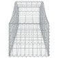 vidaXL Συρματοκιβώτια Τοξωτά 40 τεμ. 200x50x40/60 εκ. Γαλβαν. Ατσάλι