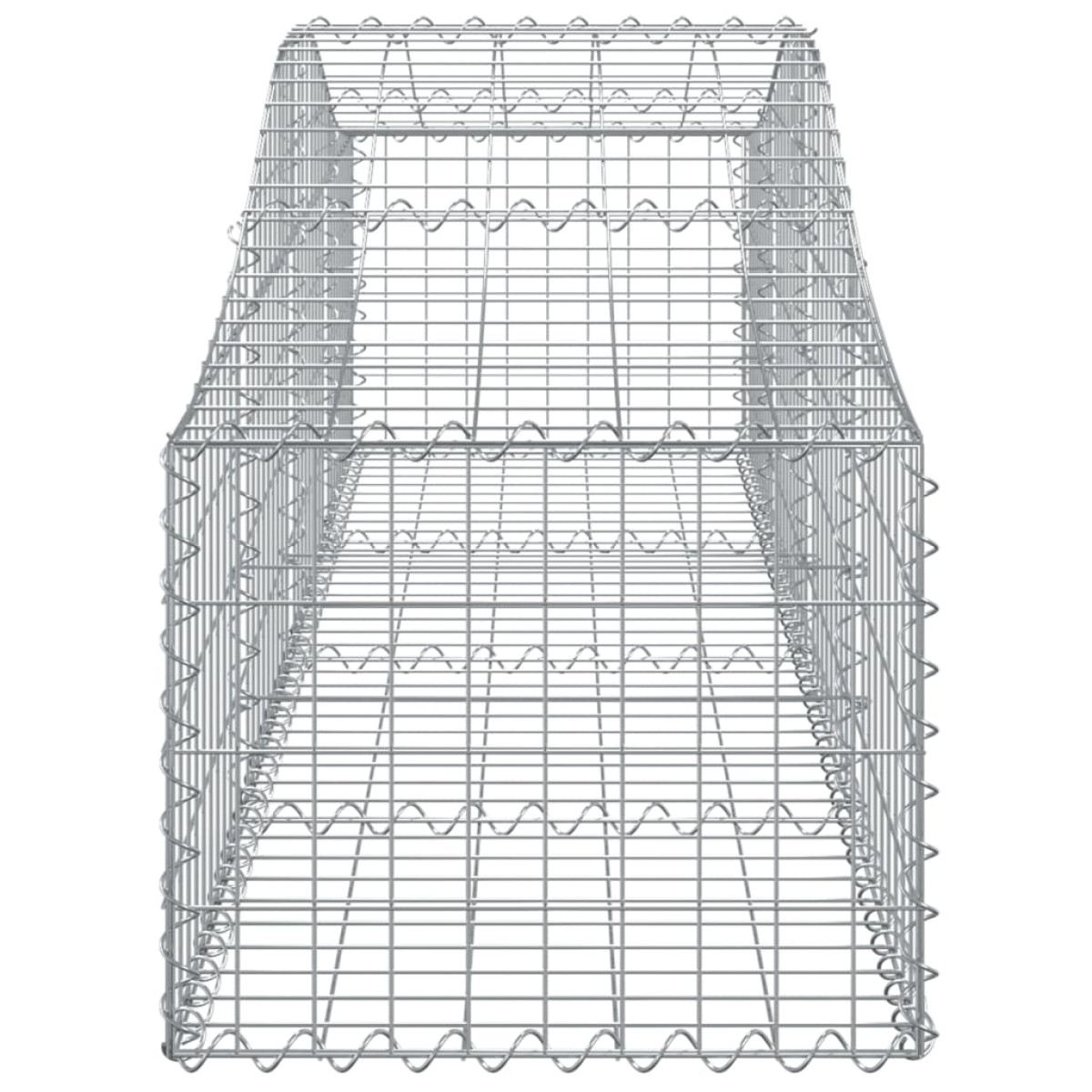 vidaXL Συρματοκιβώτια Τοξωτά 50 τεμ. 200x50x40/60 εκ. Γαλβαν. Ατσάλι